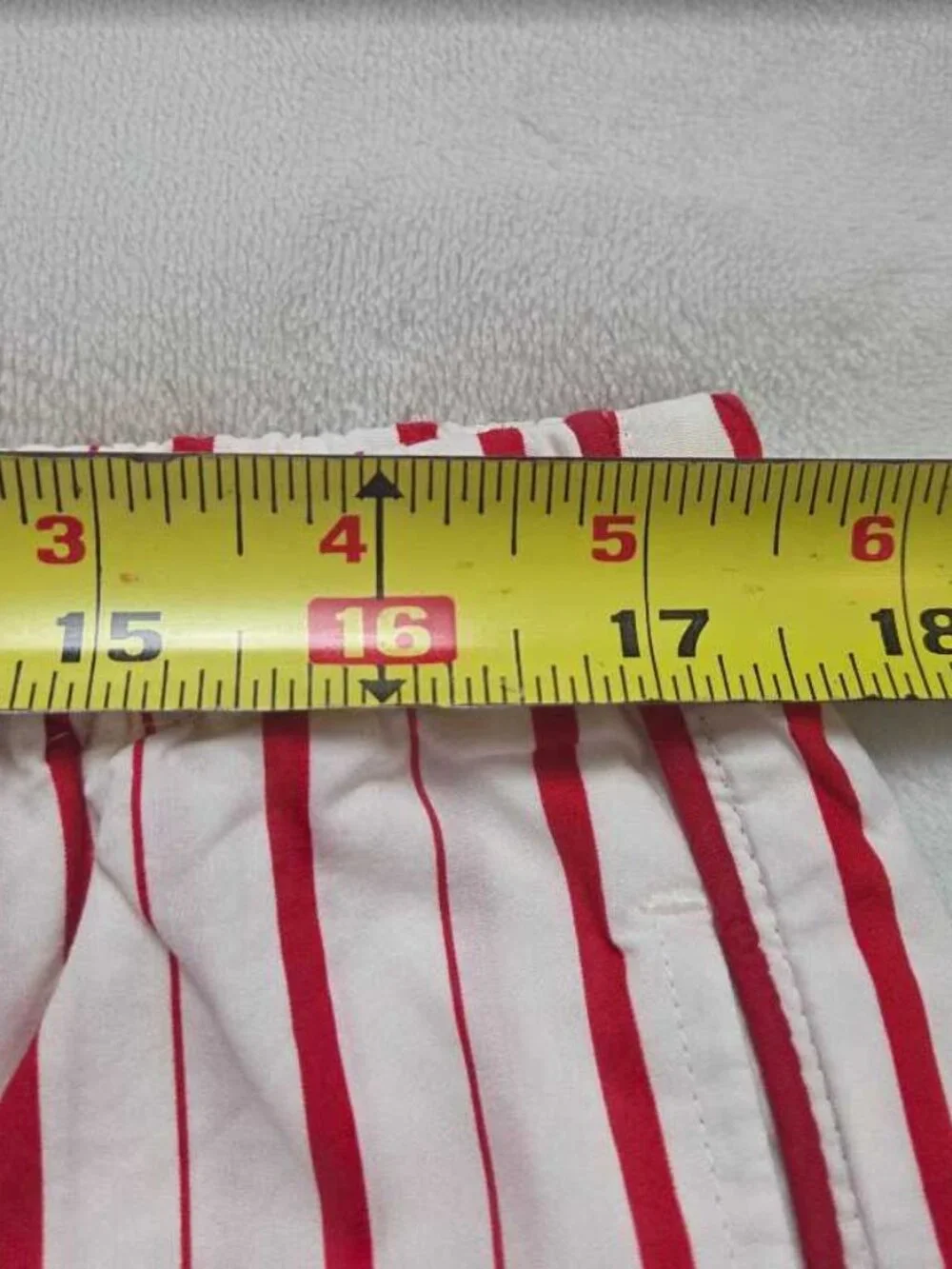 New L J.Crew cotton poplin long-sleeve pajama pant set in peppermint stripe red
